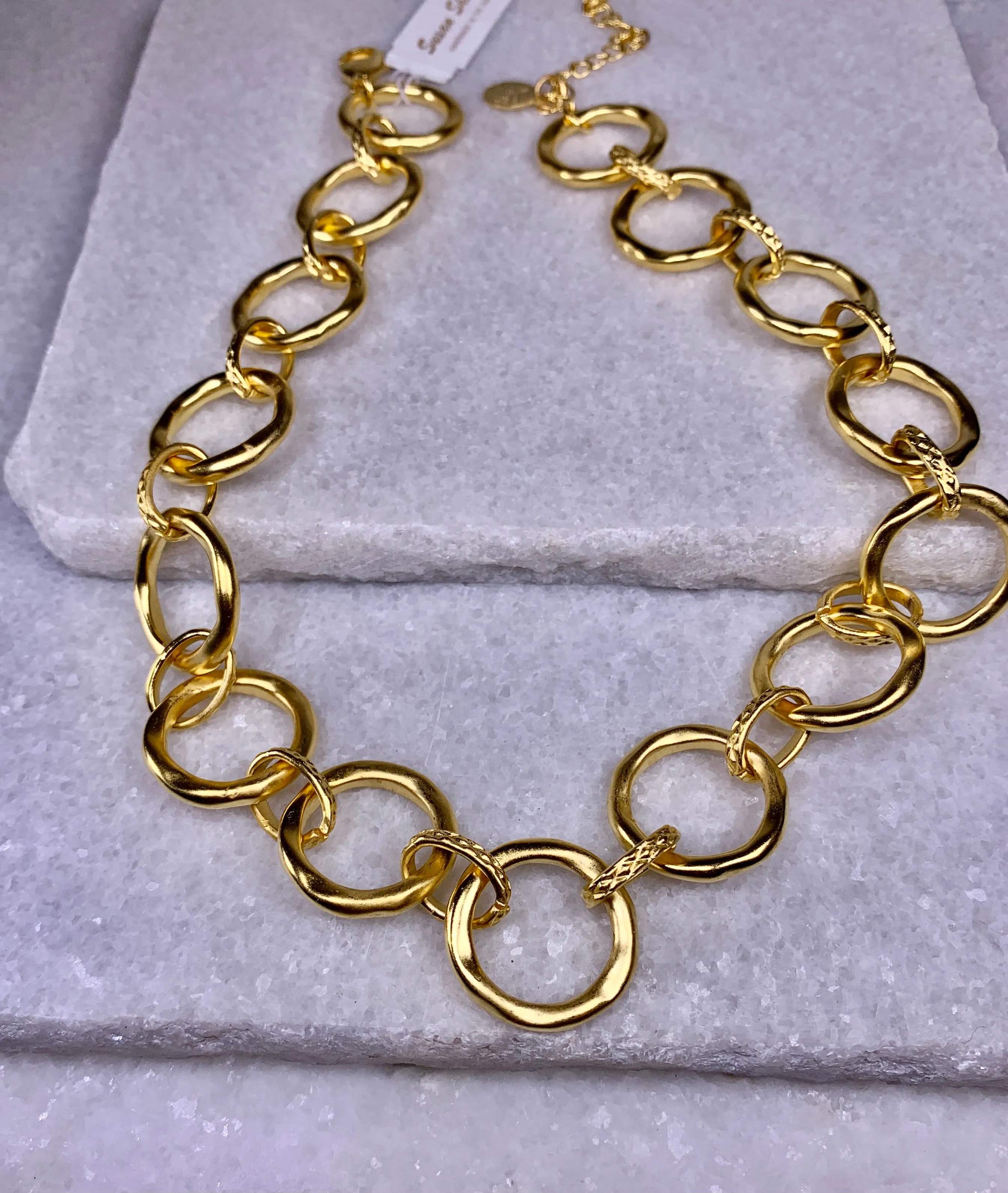 Susan Shaw Sage Link Chain Necklace