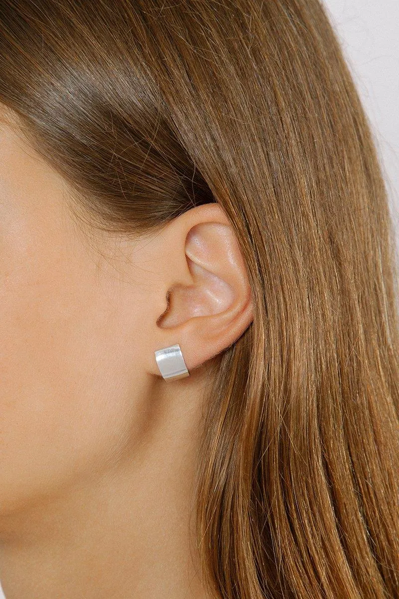 Swerve Earrings (Silver)