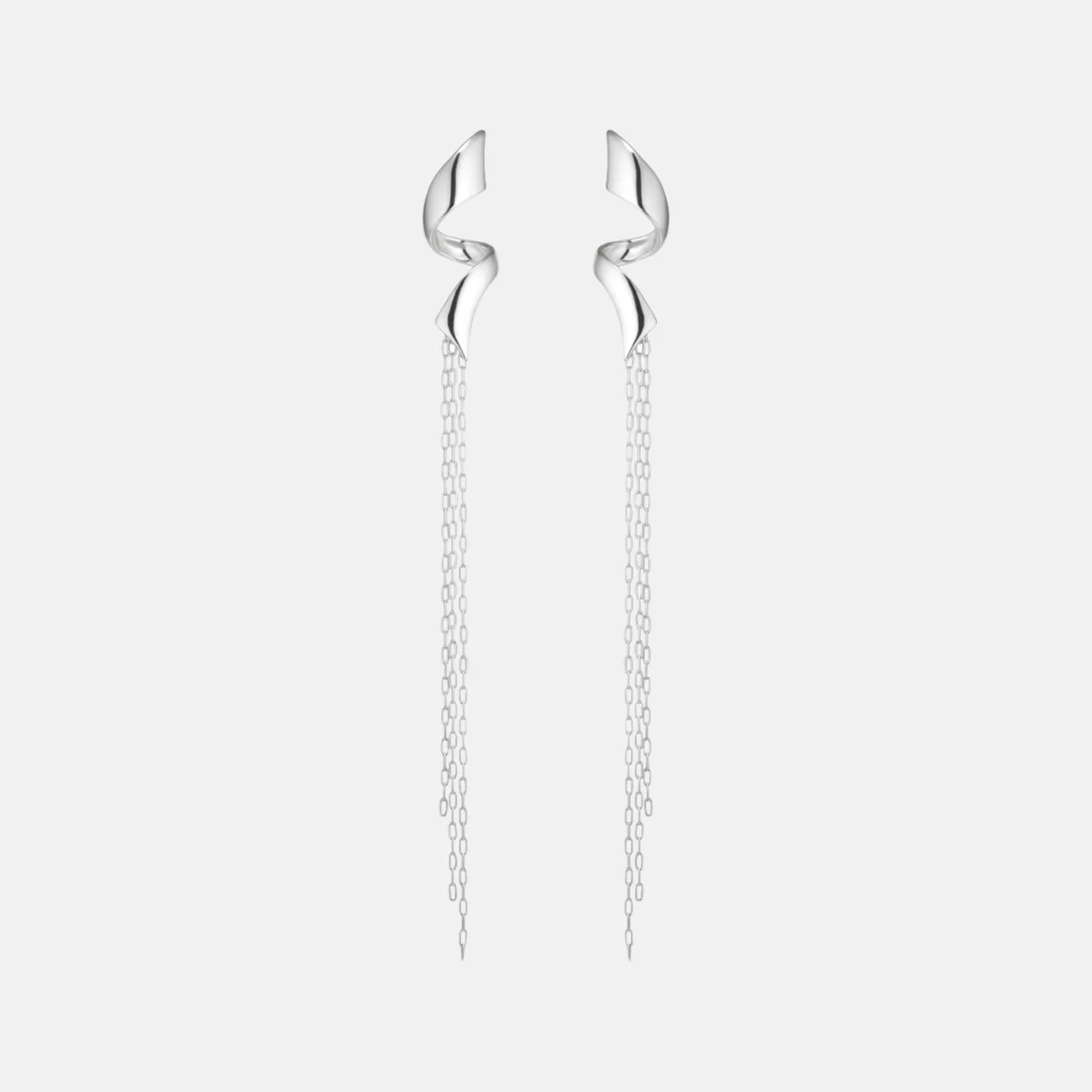 SWIRL Chain Earrings