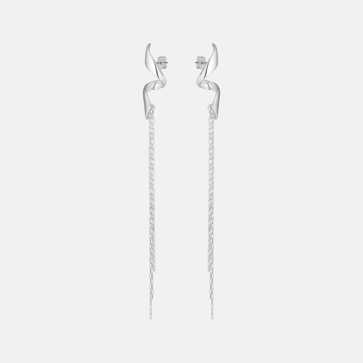 SWIRL Chain Earrings