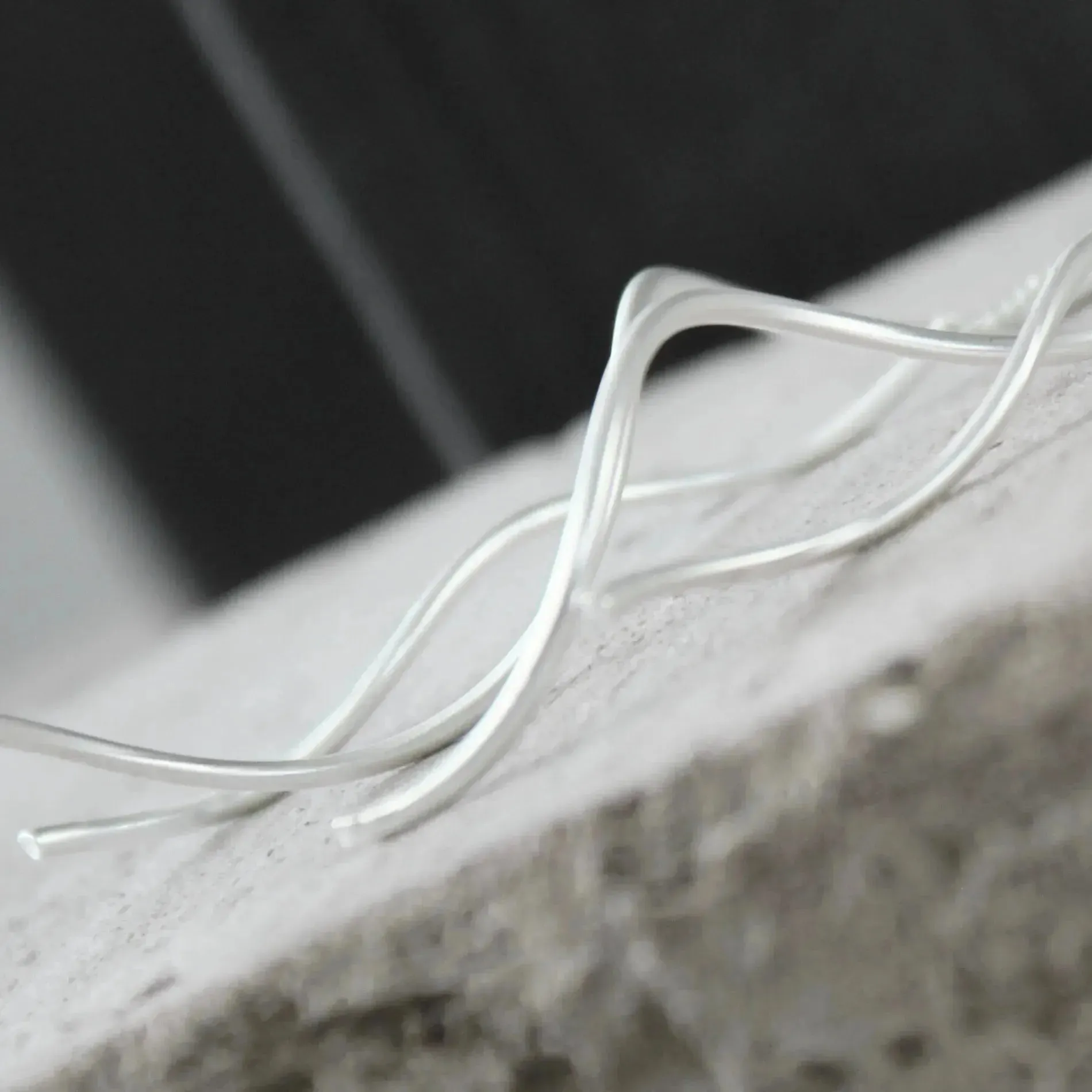 Tara Revolve Earring Rhodium Plating