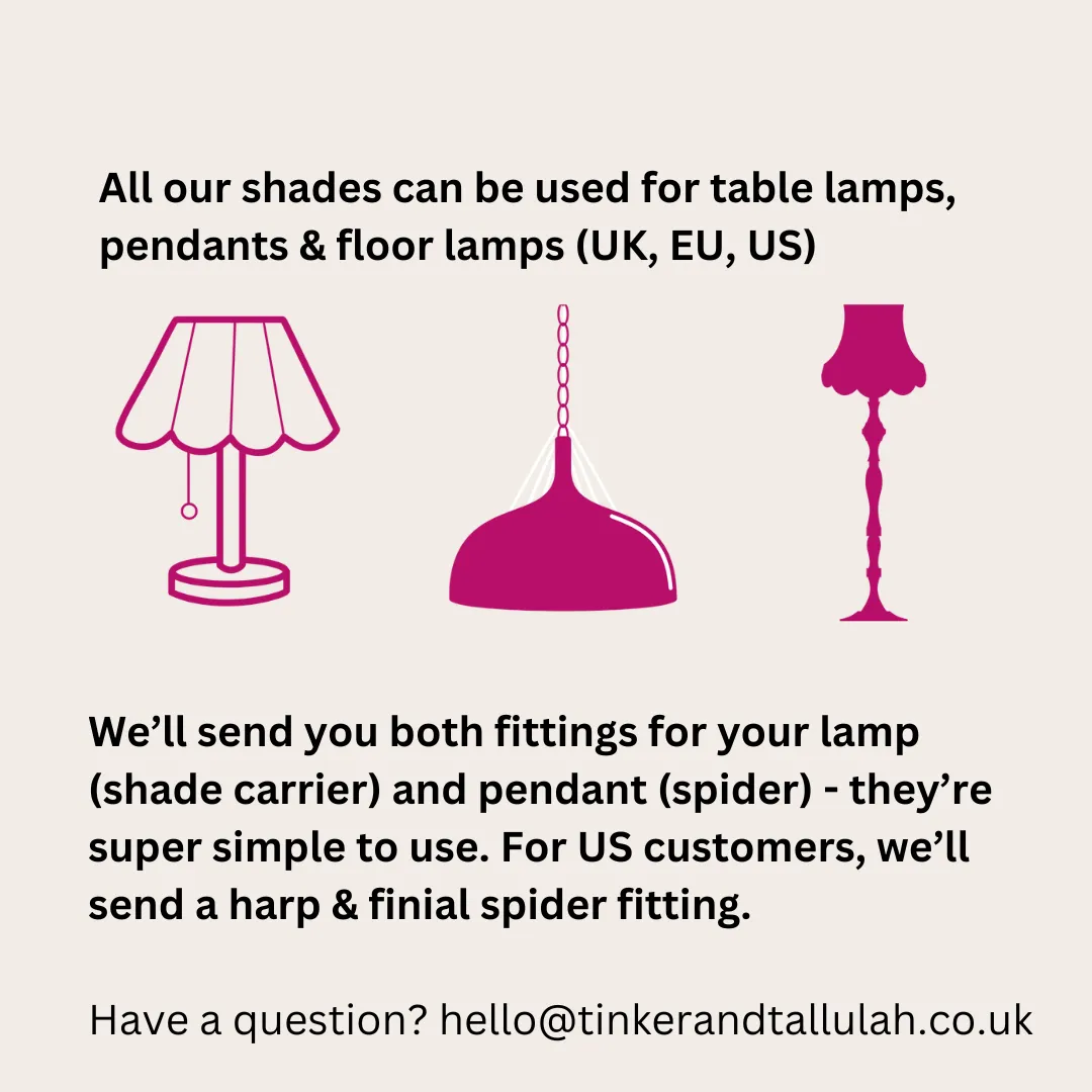The Red Zebra Lampshade