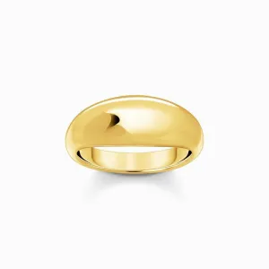 Thomas Sabo Gold-plated Ring in Timeless Design
