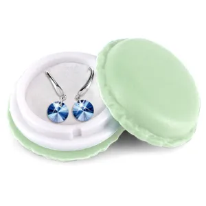 Timeless Crystal Drop Earrings Blue Embellished With SWAROVSKI® Crystals