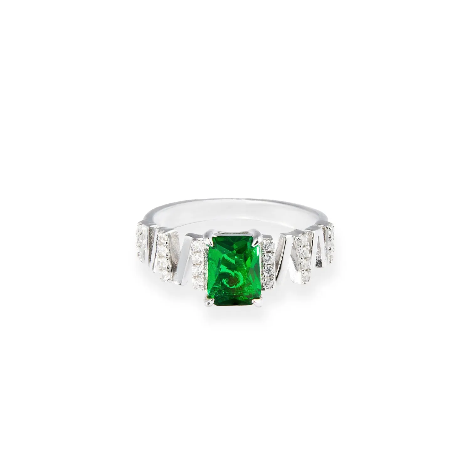Timeless Emerald Solitaire Ring