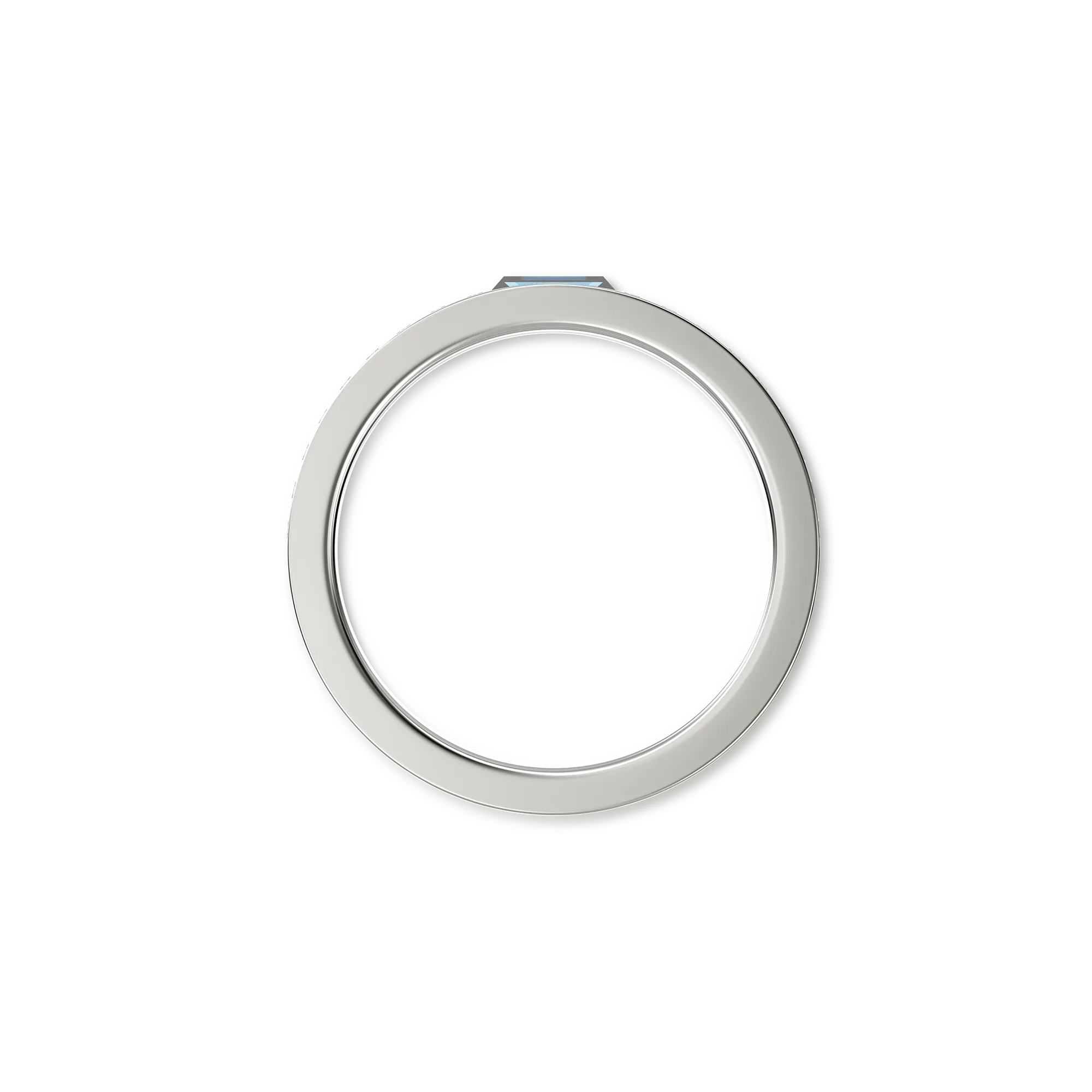 Timeless Gemstone Wide Band Ring
