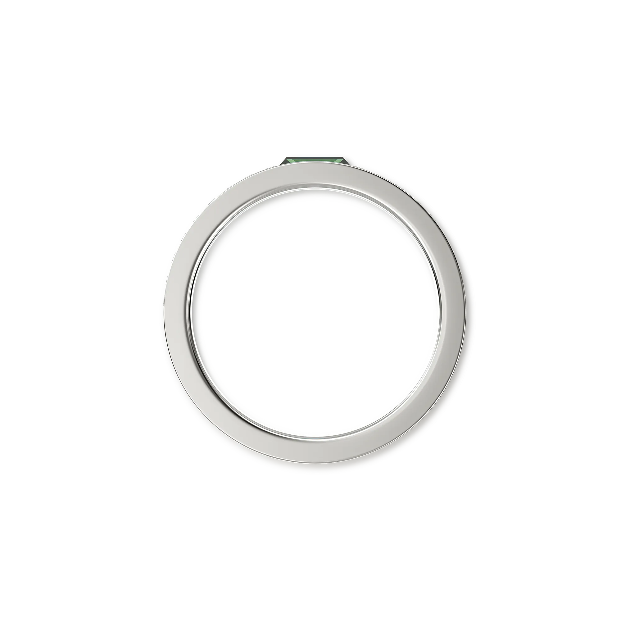 Timeless Gemstone Wide Band Ring