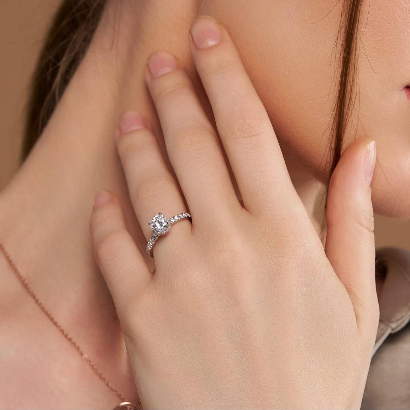 Timeless Round Diamond Solitaire Ring