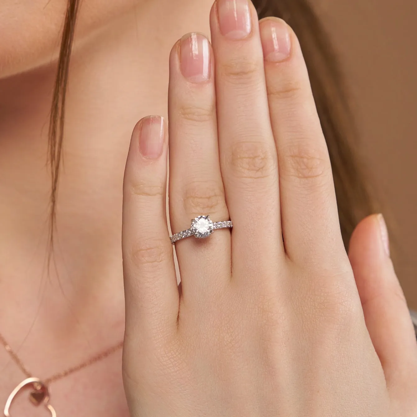 Timeless Round Diamond Solitaire Ring