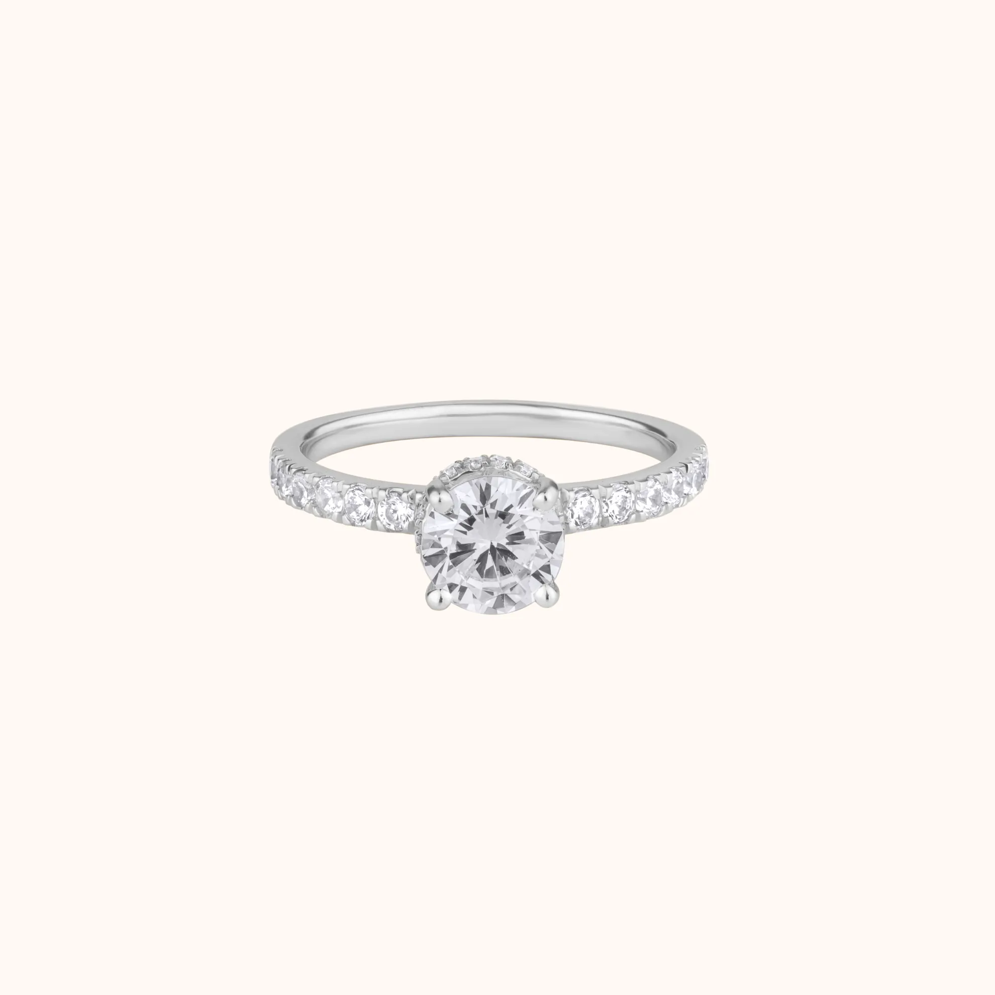 Timeless Round Diamond Solitaire Ring