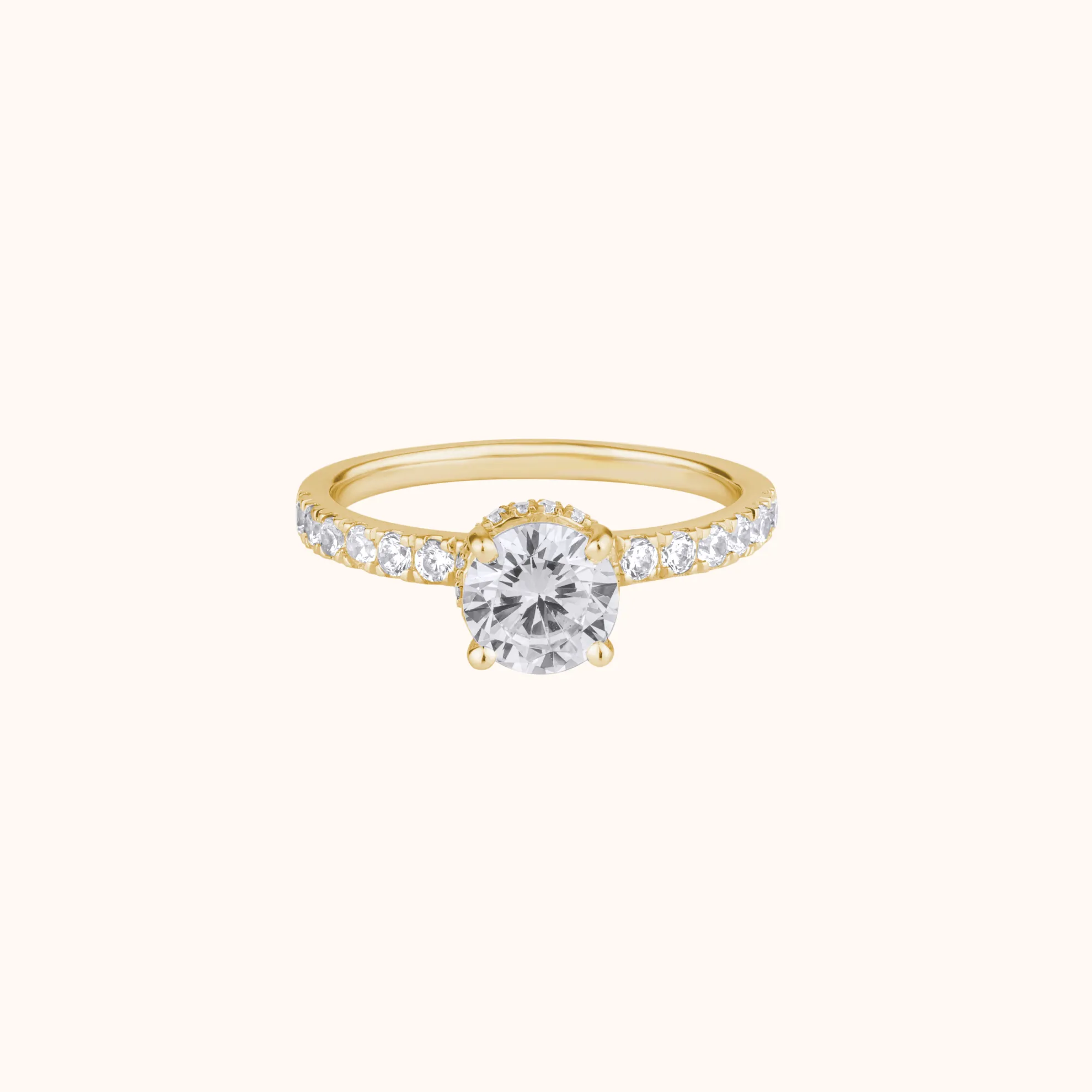 Timeless Round Diamond Solitaire Ring