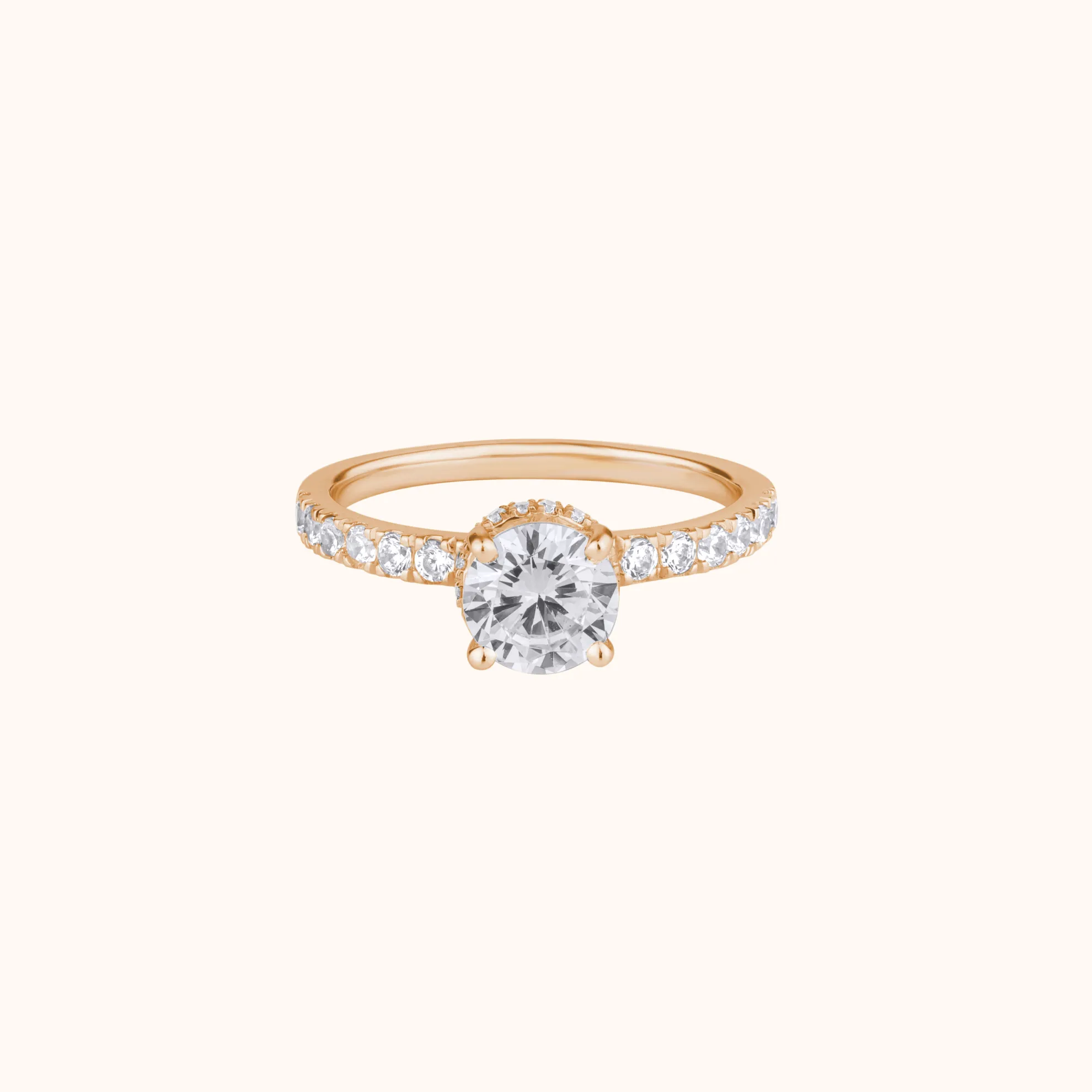 Timeless Round Diamond Solitaire Ring