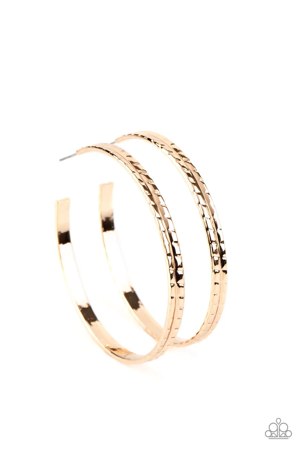 TREAD all About It- Gold Hoops
