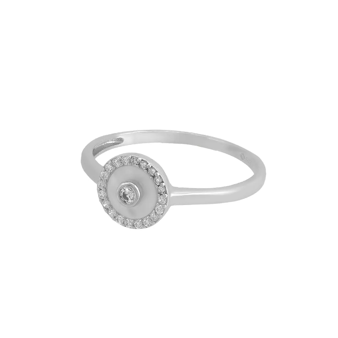 Trending Premium 925 Sterling Silver Centre Stoned Ring