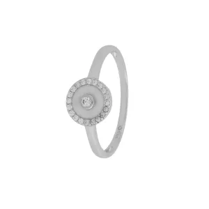 Trending Premium 925 Sterling Silver Centre Stoned Ring