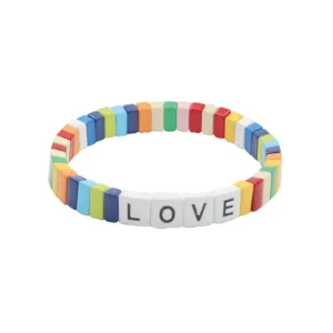 True Love Tile Bracelet by ClaudiaG Collection