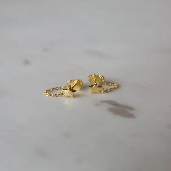 TWINKLE CHAIN STUDS
