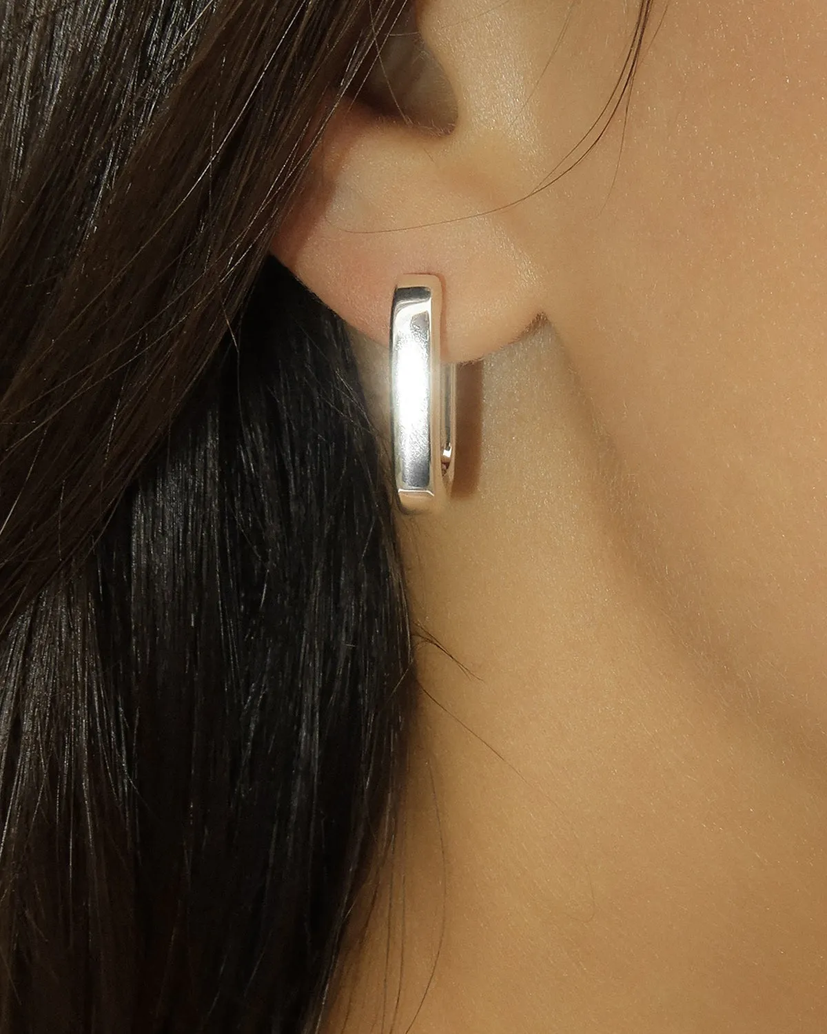 U-Link Hoops | Silver