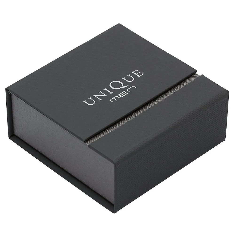 Unique & Co Black Stainless Steel Mens Necklace LAK-198