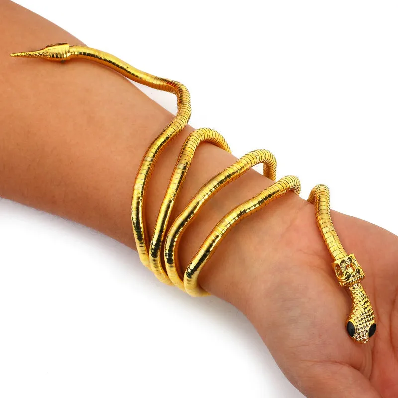 Unique Fashion Snake Shape Flexible Soft Metal Necklaces