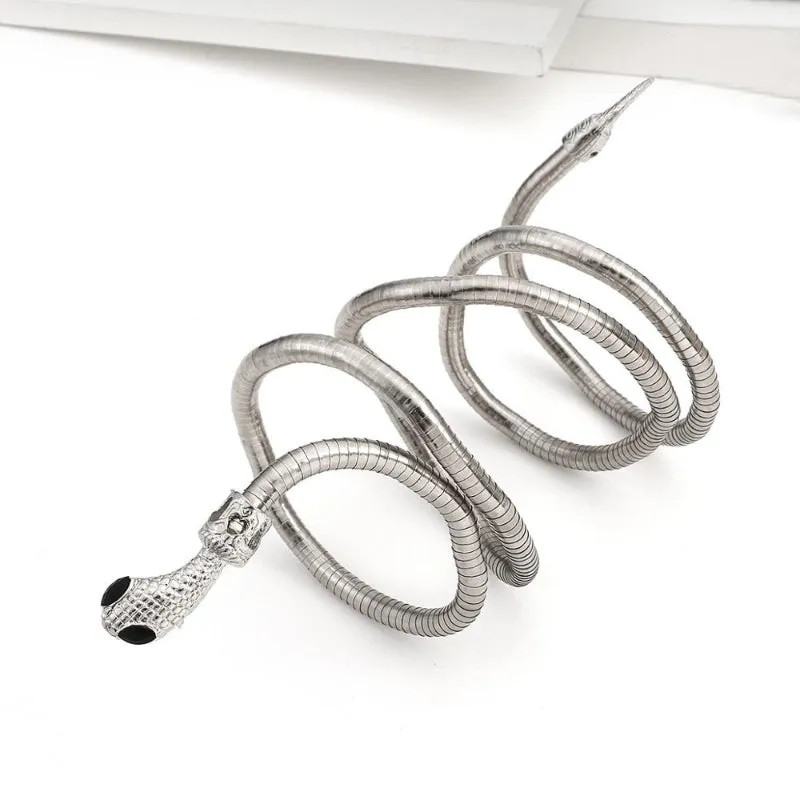 Unique Fashion Snake Shape Flexible Soft Metal Necklaces