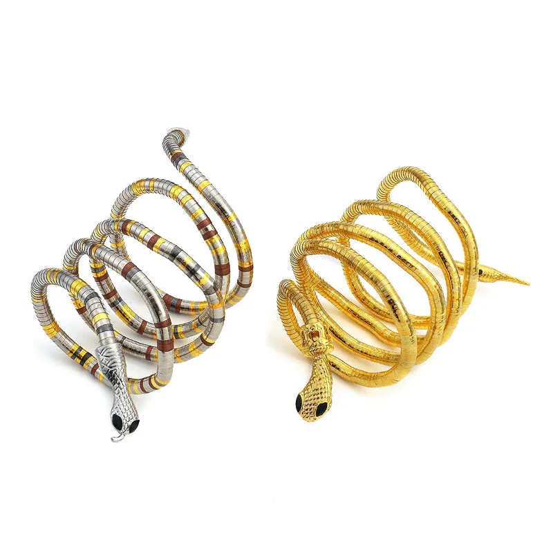 Unique Fashion Snake Shape Flexible Soft Metal Necklaces