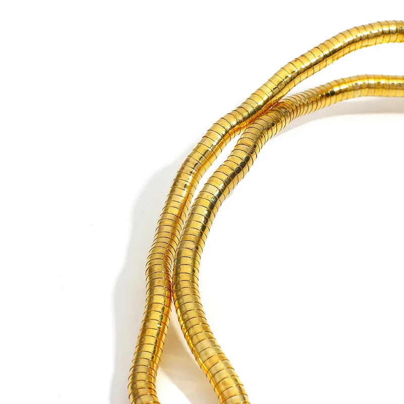 Unique Fashion Snake Shape Flexible Soft Metal Necklaces