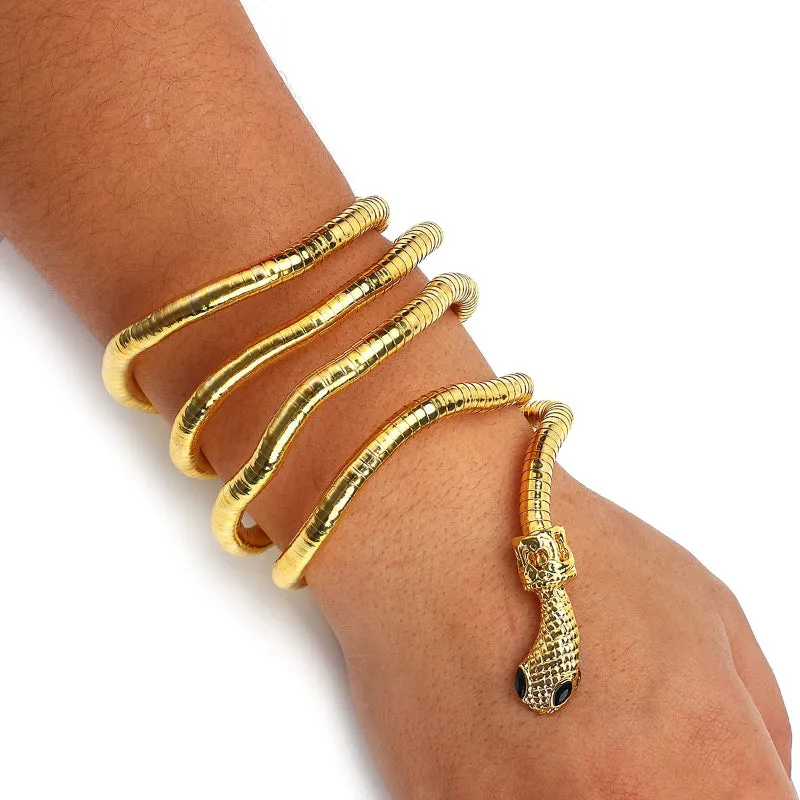 Unique Fashion Snake Shape Flexible Soft Metal Necklaces