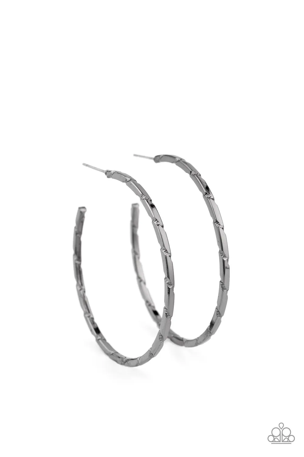 Unregulated- Gunmetal Hoops