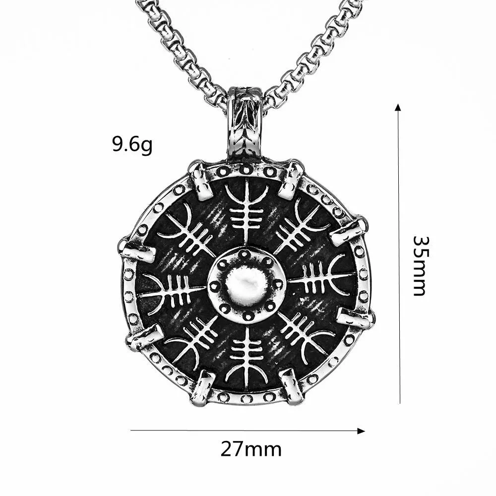 Viking Shield - Gothic Pendant by The Nevermore