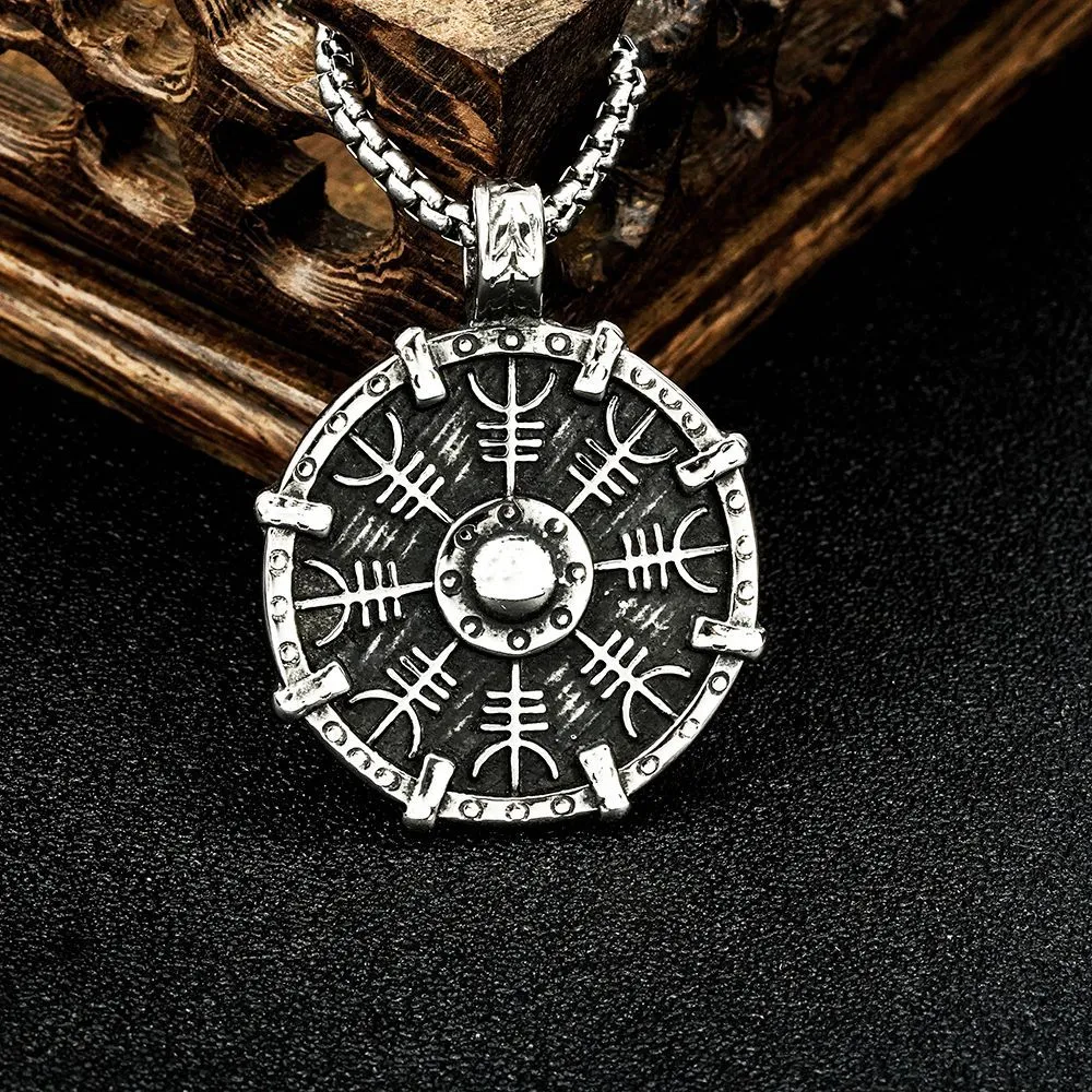 Viking Shield - Gothic Pendant by The Nevermore