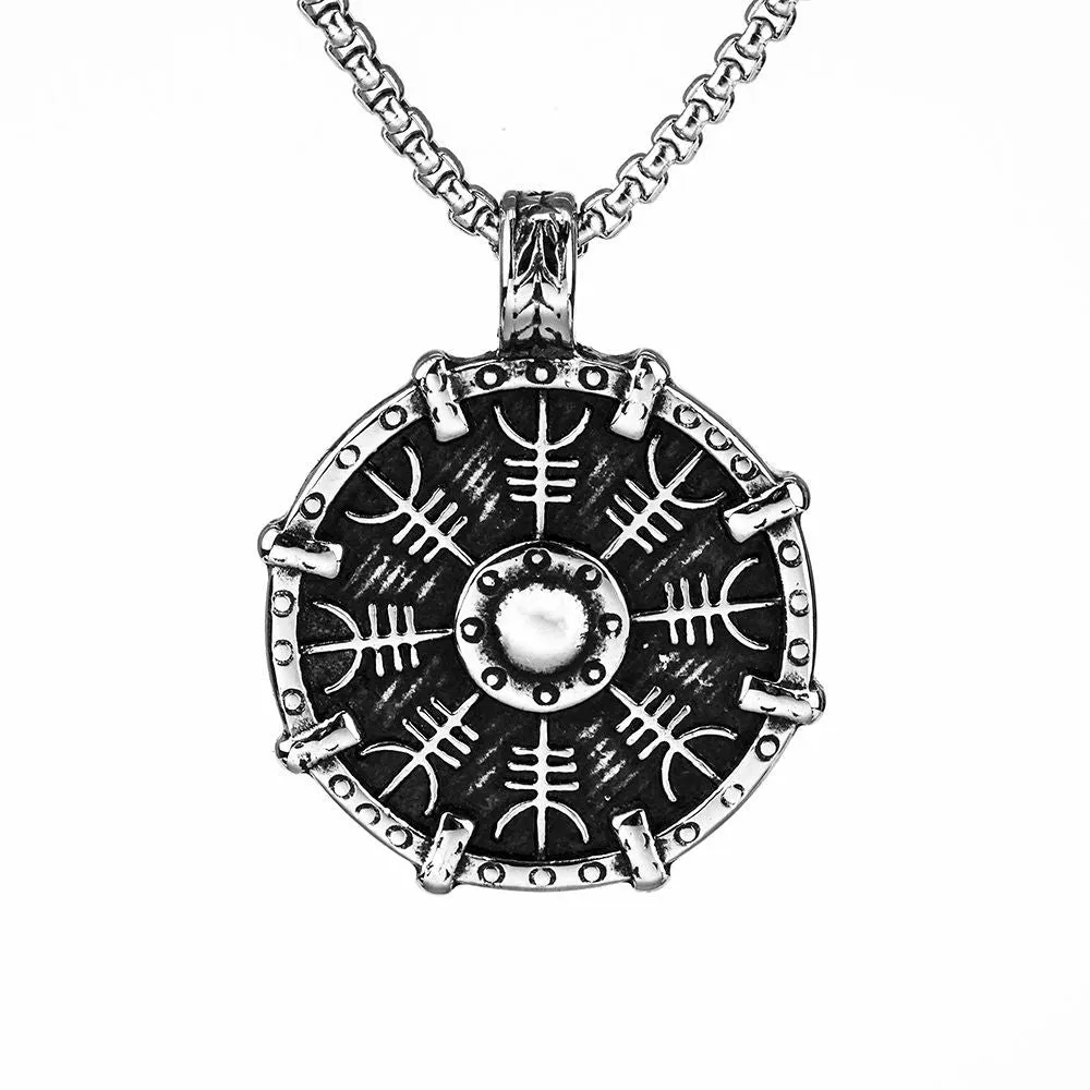 Viking Shield - Gothic Pendant by The Nevermore