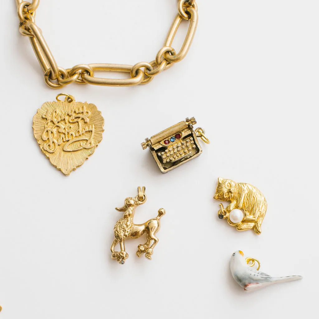Vintage Rainbow Chain Necklaces | Charm Necklace | Custom Charm Necklace