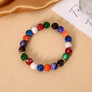 Wholesale Colorful Acrylic Beaded Bracelets