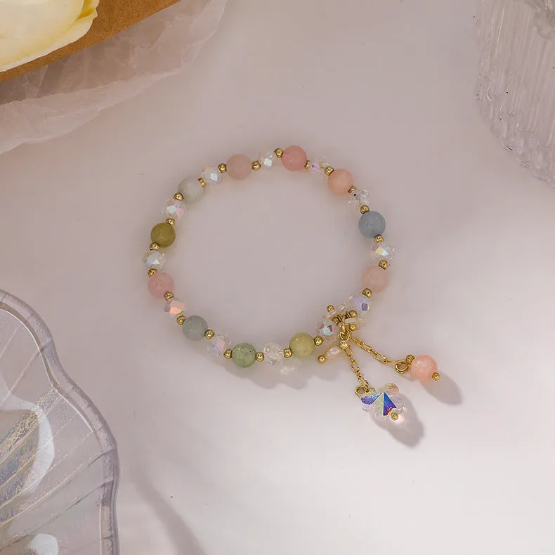 Wholesale Colorful Crystal Butterfly Bracelet
