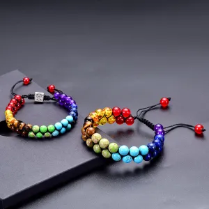 Wholesale Colorful Natural Stone Beads Bracelet