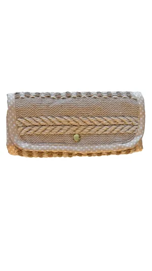 Woven Travel Jewellery Pouch