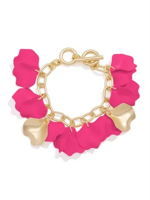 ZENZII Jewelry - Resin and Metal Petal Link Bracelet